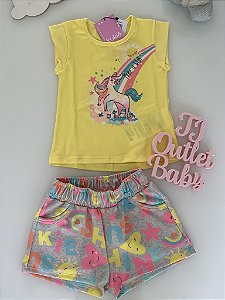 Conjunto Blusa e Shorts Kukiê