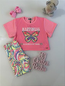 Conjunto Blusa e Shorts Kukiê