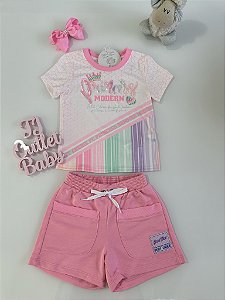 Conjunto Blusa e Shorts Petit Cherie