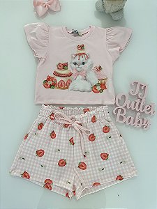 Conjunto Blusa e Shorts Kukiê