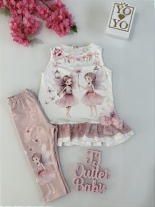 Conjunto Blusa e Capri YOYO