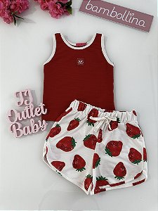 Conjunto Regata e Shorts bambollina