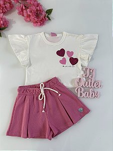 Conjunto Blusa e Shorts Cíntí