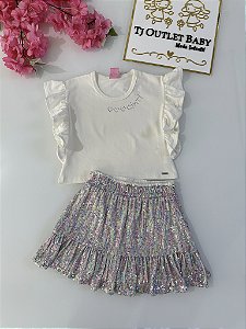 Conjunto Blusa e Saia Cínti