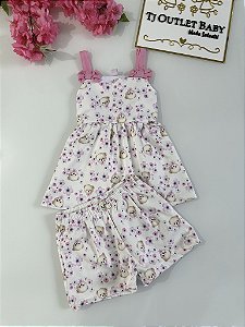 Conjunto Blusa e Shorts Cíntí