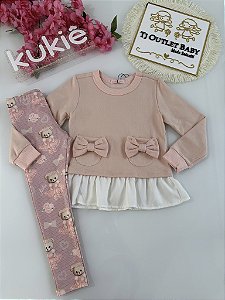 Conjunto Blusa e Calça kukiê