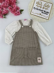 Conjunto Jardineira Cinti
