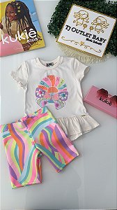 Conjunto Blusa e Shorts Kukiê