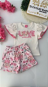 Conjunto Blusa e Shorts Cinti