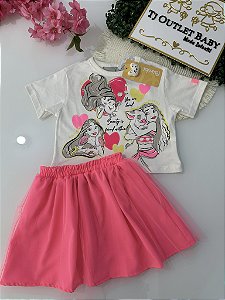 Conjunto Blusa e Saia Bimbi