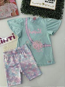 Conjunto Blusa e Shorts Cinti