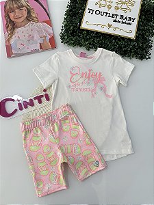Conjunto Blusa e Shorts Cíntí