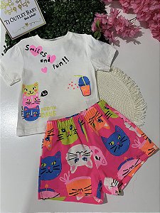 Conjunto Blusa e Shorts Bimbi