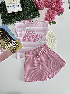 Conjunto Blusa e Shorts Saia Kukiê