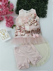 Conjunto Blusa e Shorts YOYO