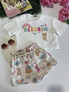 Conjunto Blusa e Shorts Kukiê