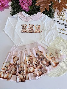 Conjunto Blusa e Saia YOYO