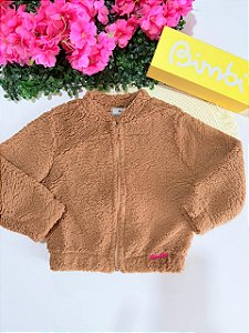 Jaqueta em Pelo Carneirinho Bomber Bimbi