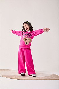 Conjunto Blusa e Calça Infantil Bimbi Moletom