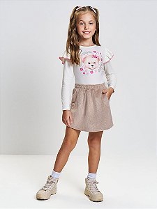 Conjunto Blusa e Shorts Saia Cinti