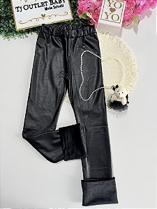 Calça YOYO em Courino com Pelúcia Interna