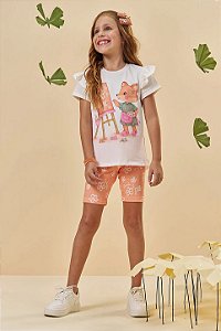 Conjunto Blusa e Shorts Kukiê