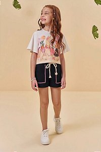 Conjunto Blusa e Shorts Kukiê