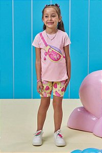 Conjunto Blusa e Shorts Kukiê