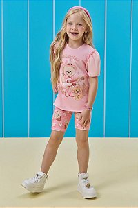 Conjunto Blusa e Shorts Kukiê