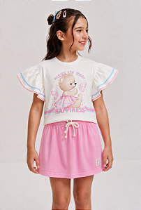 Conjunto Blusa e Shorts Saia Kukiê