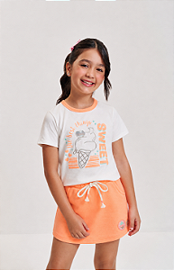 Conjunto Blusa e Shorts Saia Cinti