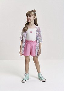 Conjunto Kimono e Shorts Cinti