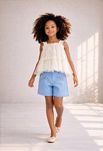 Conjunto Blusa e Shorts Bambollina