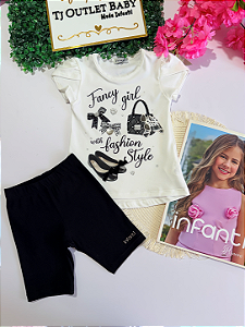 Conjunto Blusa e Shorts Infanti