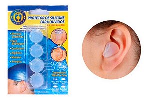 Protetor de Ouvido Silicone Moldável Incolor - Orthopauher