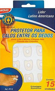 Protetor Para Calos Entre Os Dedos Com 15 un - Ortho Pauher