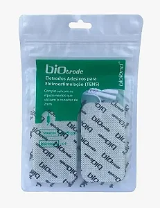 Eletrodo Autoadesivo Biotrode 5cm x 9cm Pacote C/4 Unidades Para Tens - Bioland