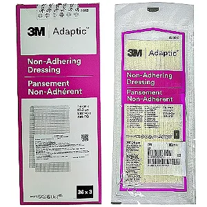 Curativo Adaptic 7,6x20,3cm Malha Não Aderente (envelope com 3 Unidades) - Systagenix 3m