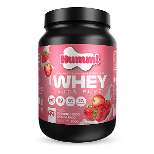 Whey 100% Pure Humm! Iogurte grego de Morango
