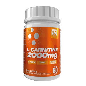 L carnitina 2000mg + Cromo e Vitaminas Complex B 60 Capsulas