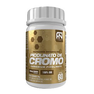 Picolinato de Cromo 100% IDR - 60 Capsulas Force Nutrition Labs FN