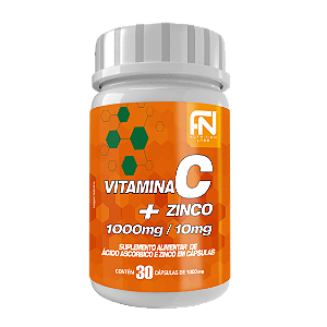 Vitamina C + Zinco 1000mg 30 Cápsulas