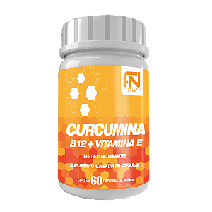 Curcumina + Vitamina E + B12 60 capsulas