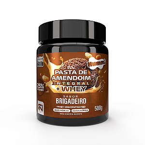 Pasta de Amendoim 25% Whey Brigadeiro