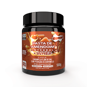 Pasta de Amendoim 25% Whey Caramelo