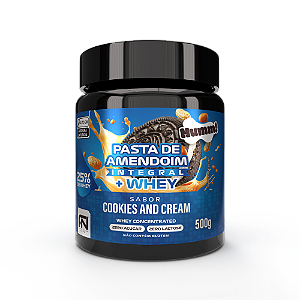 Pasta de Amendoim 25% Whey Cookies and Cream