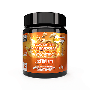 Pasta de Amendoim 25% Whey Doce de Leite