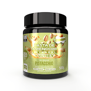 Pasta de Amendoim 25% Whey Pistache