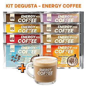 Kit Degusta Energy Coffee Monodose 10g + Caneca Personalizada