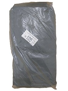 SACO DE LIXO PRETO REFORÇADO 100LTS  PCT C/5KG